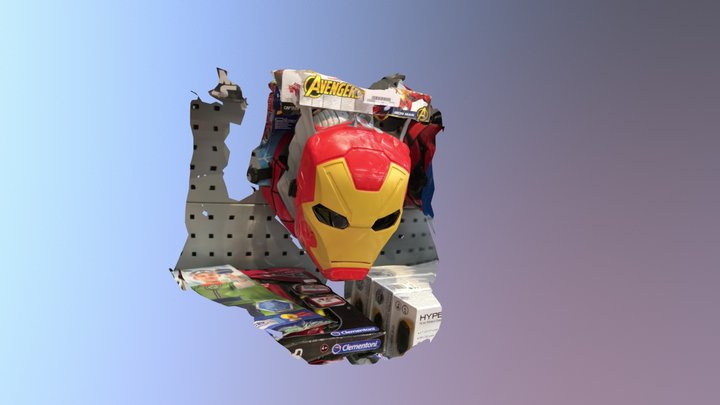 Iron Man Toy Mask 3D Model
