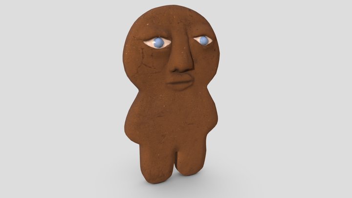 Ugly Ass Cookie 3D Model