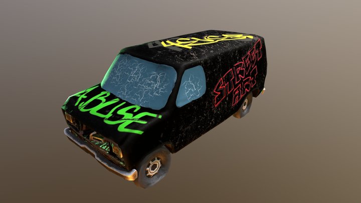 Van Graffiti #GraffitiChallenge 3D Model