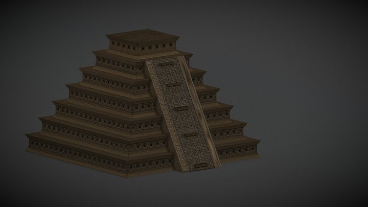 Piramide de los Nicho 3D Model
