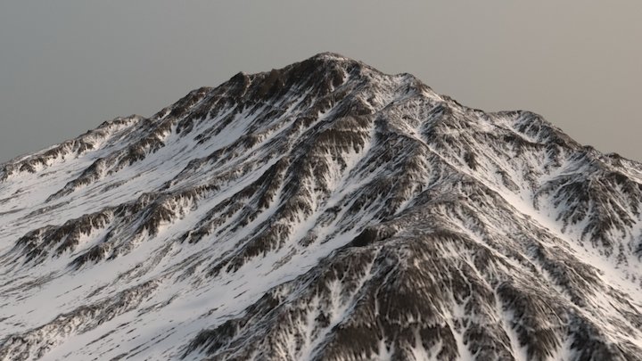 Snowy Terrain for ICARUS project 3D Model
