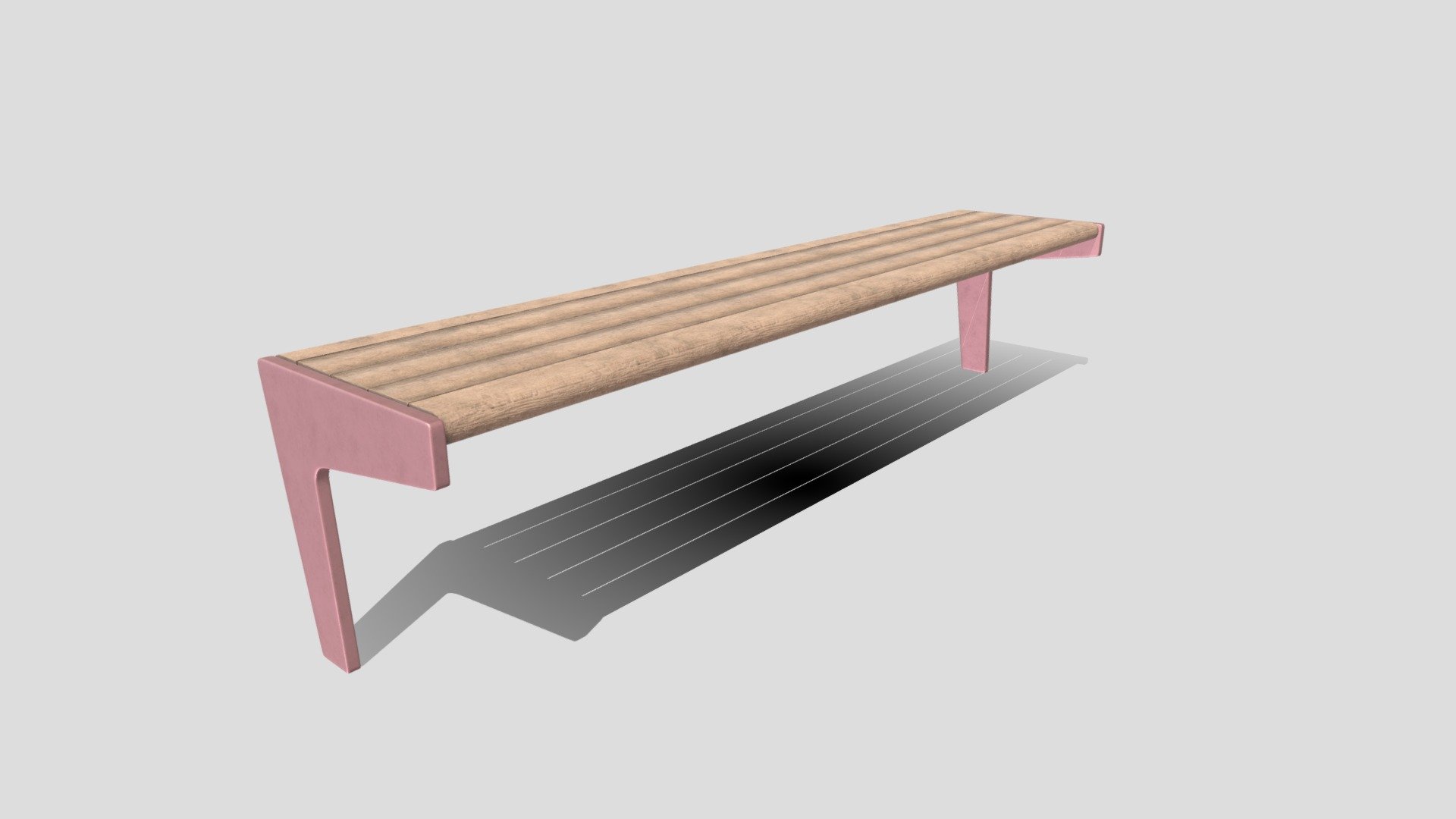 Bench_Wood/Red