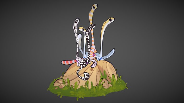 Creatures 3D Model