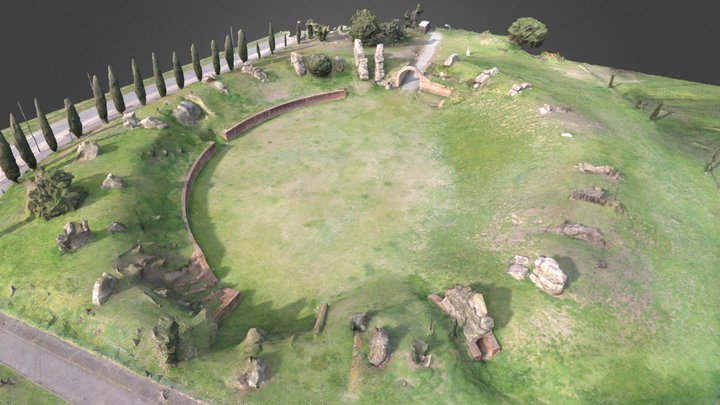 Amphithéâtre romain de Toulouse 3D Model