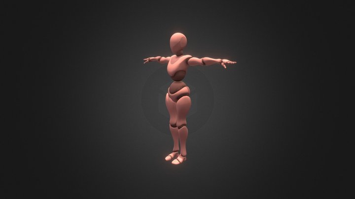 Hip Hop Dancing 3D Model