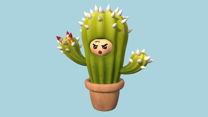 Cactus Pop 3D Model