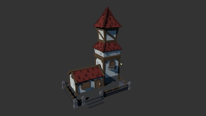 Medieval Fantasy Contest Asset - Temple 3D Model