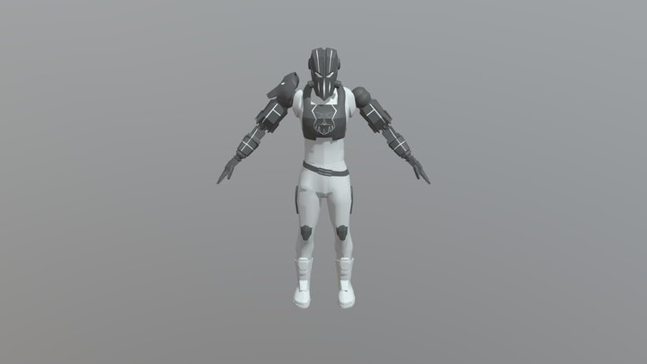 Yellow Skulls Melee Medium 3D Model