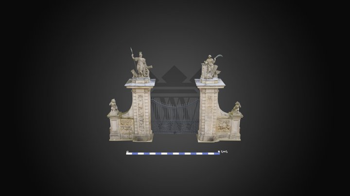 Główna brama wjazdowa (Wil.RzA.101) 3D Model