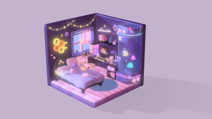 Honey bedroom 🍯 3D Model
