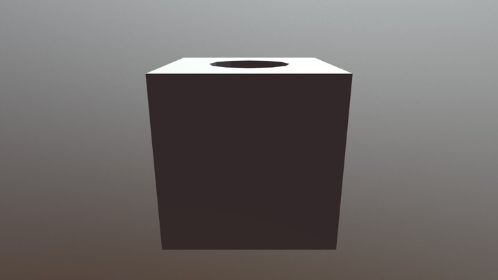 Cube Hole 3D Model