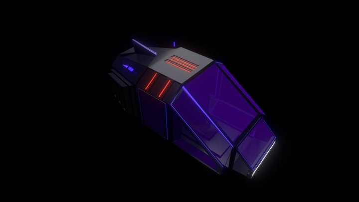 Flying Car / SpaceShip - Model 1 3D Model