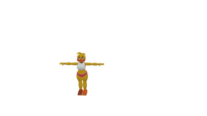 Withered Chica - Download Free 3D model by animator12 (@animator12