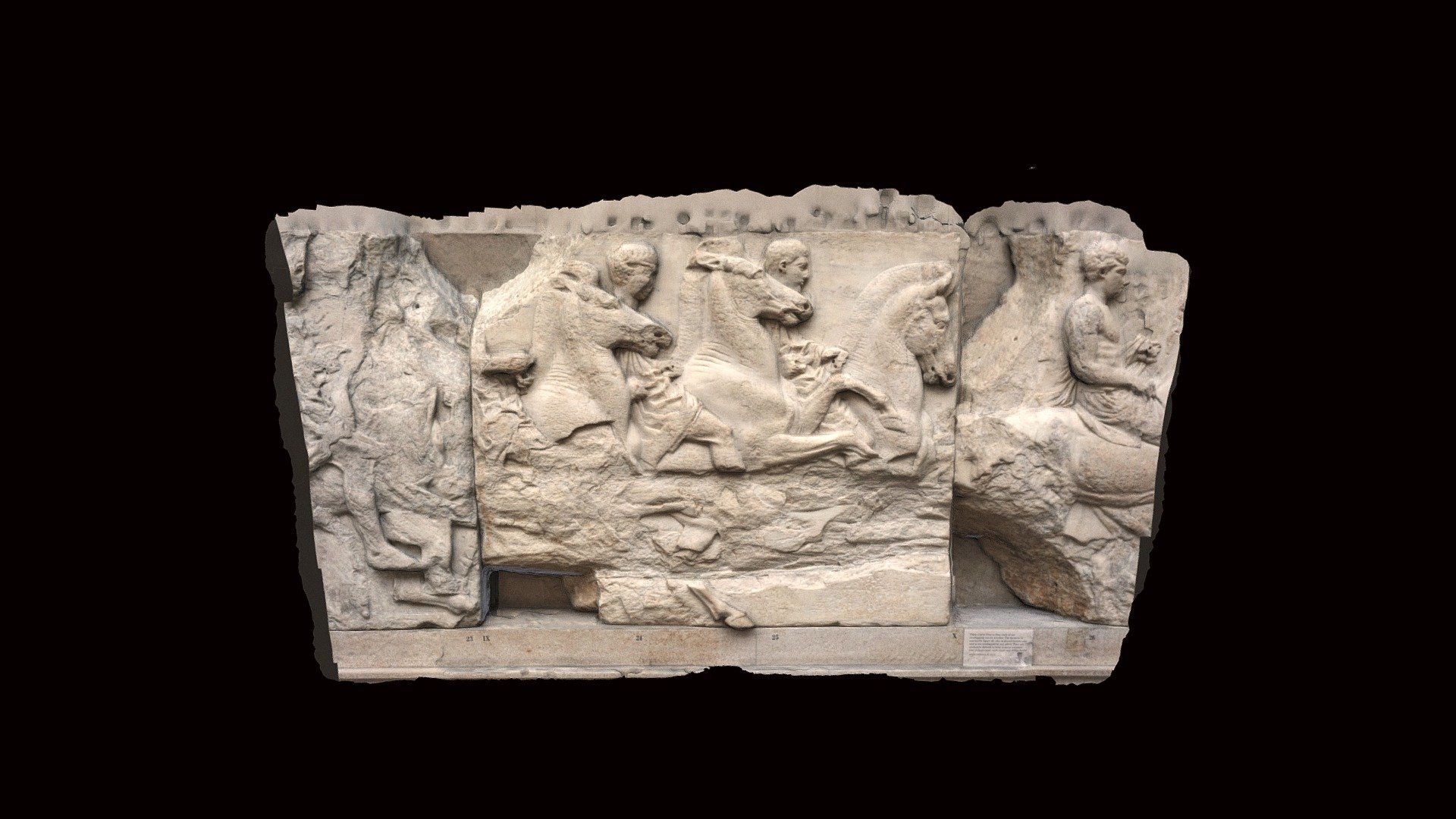 Parthenon marble block IX South frieze