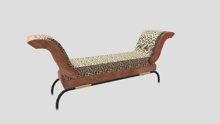 Egyptian Sofa 3D Model