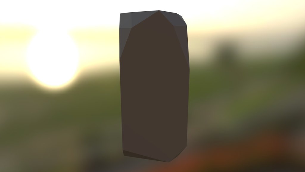 Low Poly Stonehenge Rock