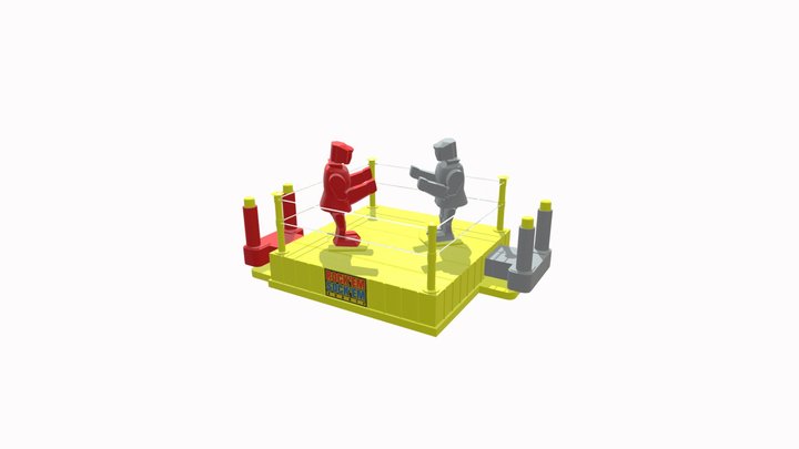 Rock'Em Sock'Em Robots 3D Model