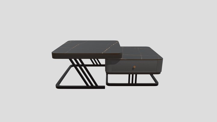 Set Of Coffee table 3D Model