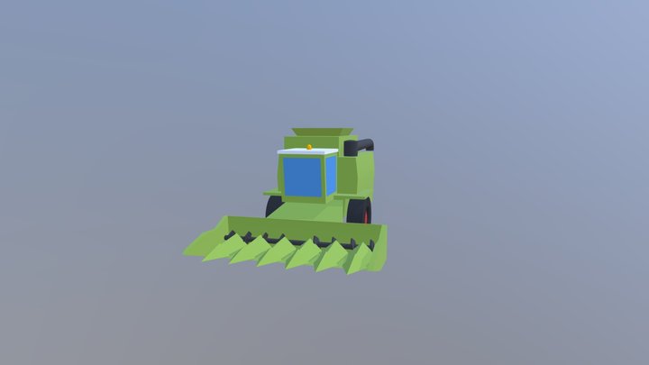 Harvester Corn 3D Model