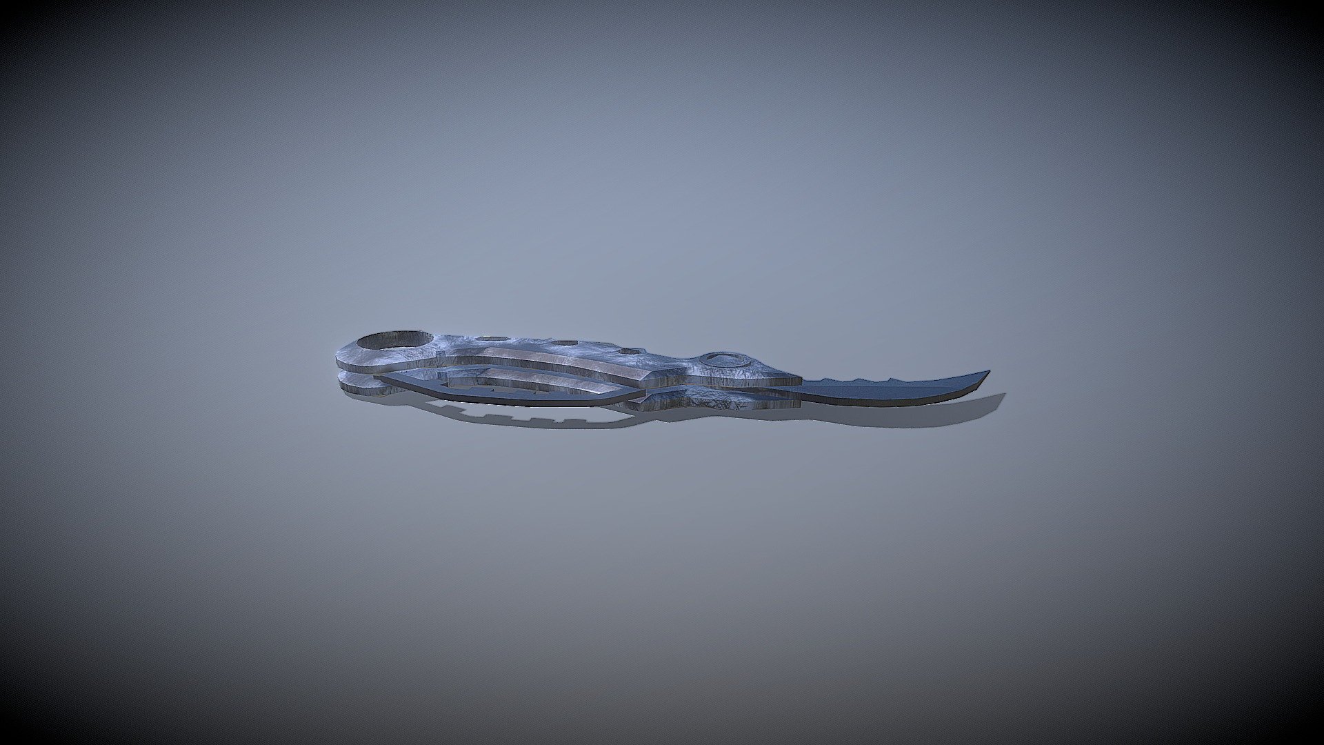 Game Res Knife: Final Render