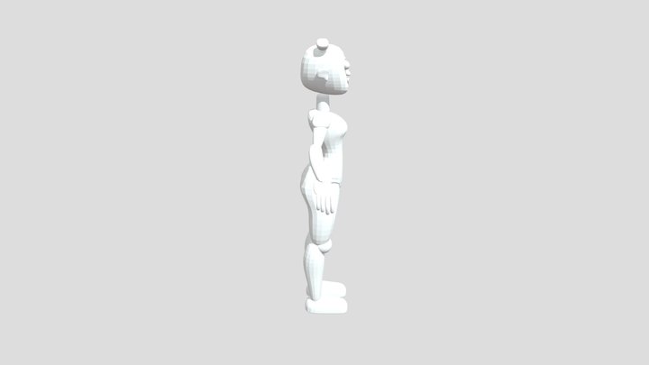 Chica DJ 3D Model