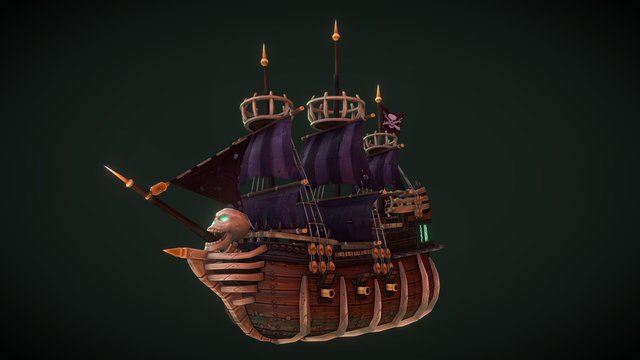 The Black Flag 3D Model