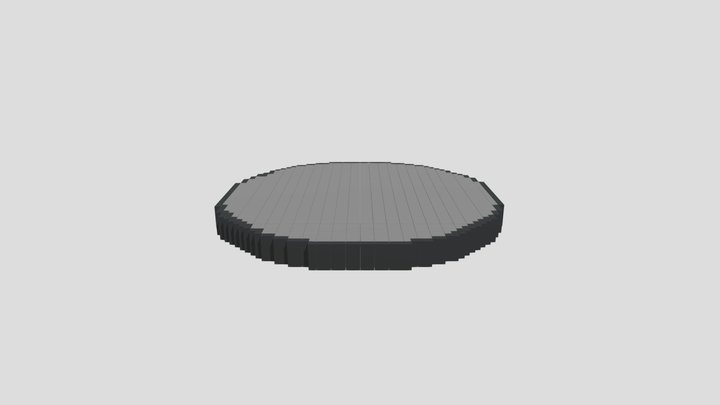 RBMK 1000 Chernobyl NPP Reactor Lid free... 3D Model