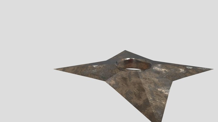 Ninja Shuriken 3D Model