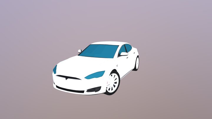 Tesla Model S (FREE TO USE) 3D Model