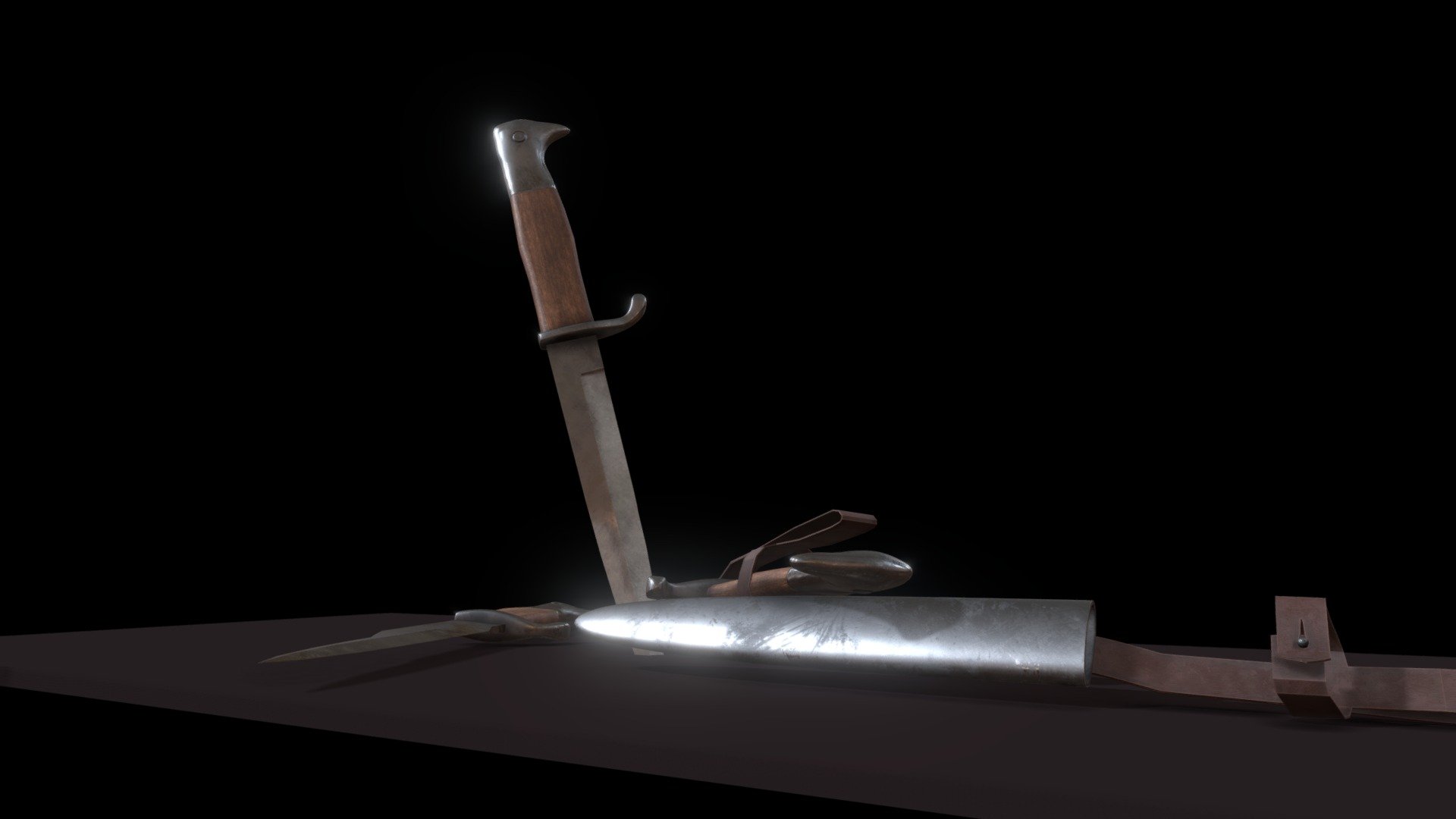 Trench knife