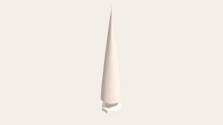 Hand Cream Tube 3D Model