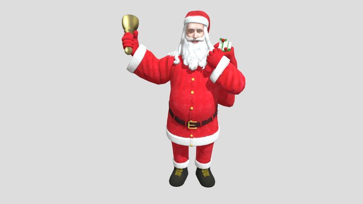 Santa Model 3D Model