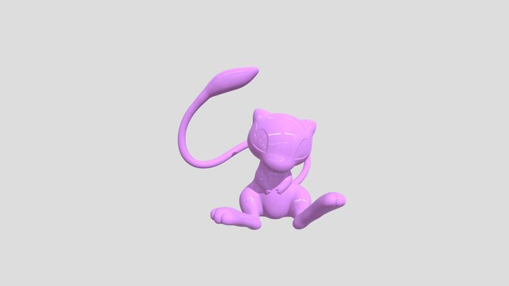 Mew Pokemon 3D Model