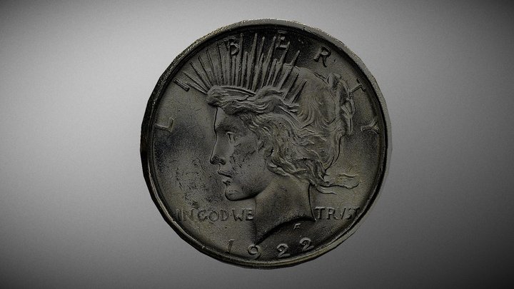 Two Face Coin 3D Model