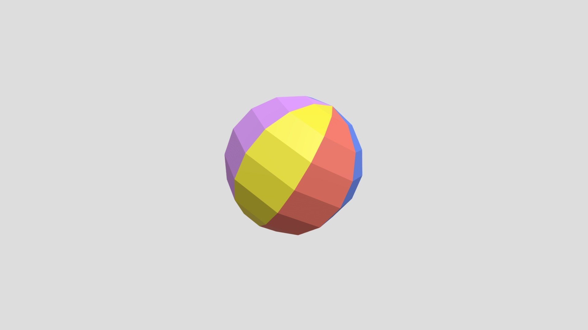 Low Poly BeachBall