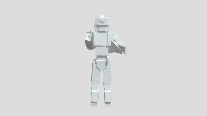 Fallen Soldier 3D Model