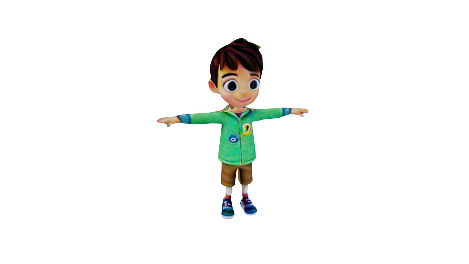 Lowpoly Stylized Boy - Download Free 3d Model By Musemodels [1e83ab1 