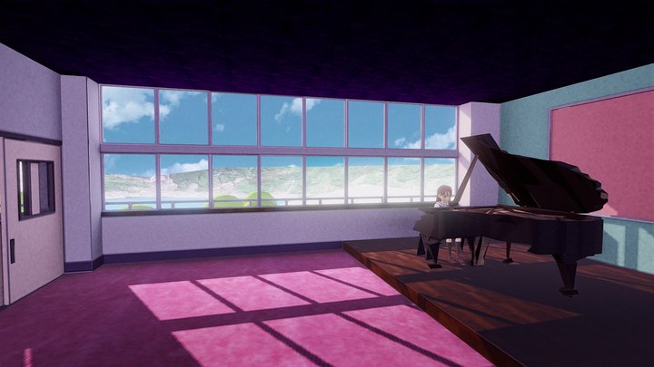Riko&You Uranohoshi Piano Medley L.L.Sunshine 13 3D Model