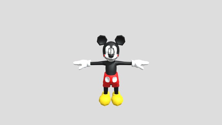 Slender Mickey 3D Model