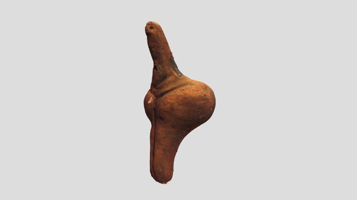 Statueta antropomorfa feminina Cucuteni 3D Model