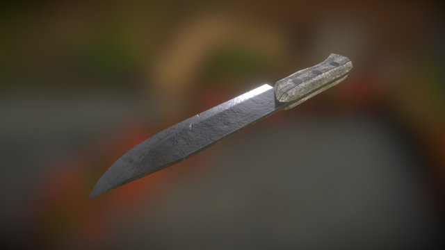 Old Knife 3D Model