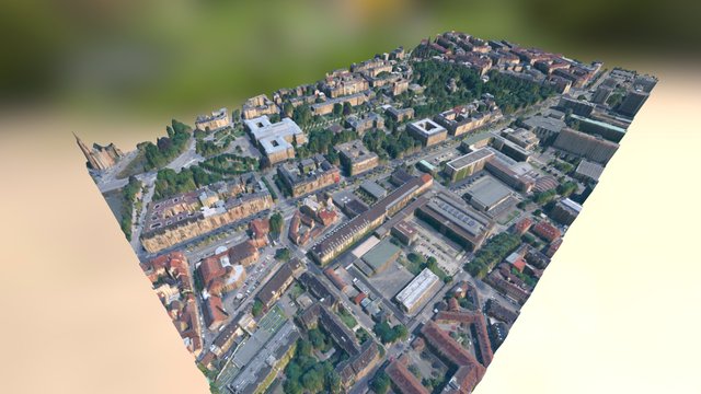 Strasbourg city 3D Model