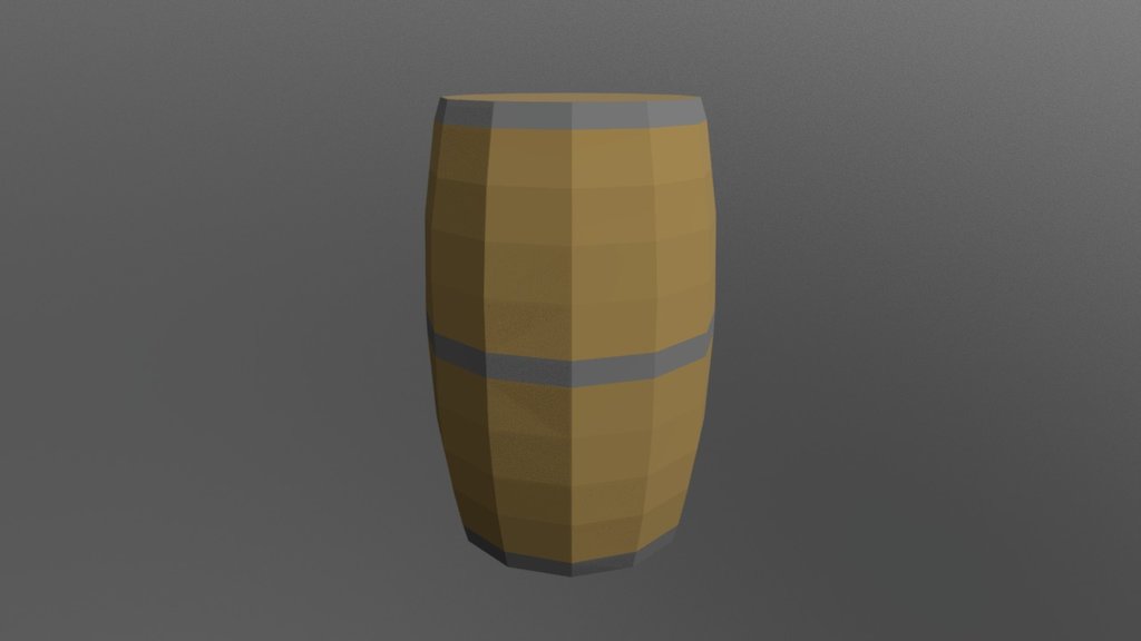 Asset by Feyfolken | Props | Barrel 2 — Sketchfab embed 3D viewer