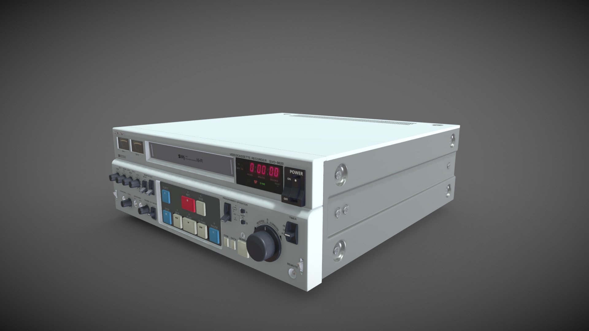 Sony SVO-9620 VCR - Download Free 3D model by denisstephane [1e88e63
