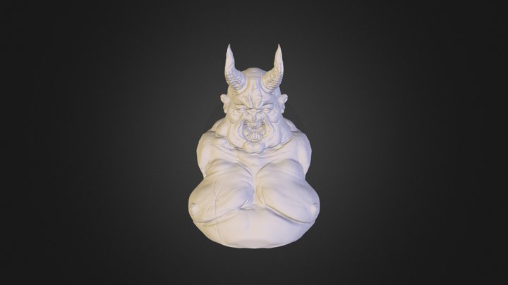 Fat Demon 2 3D Model