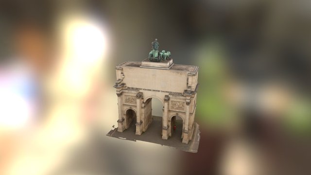 Siegestor 3D Model