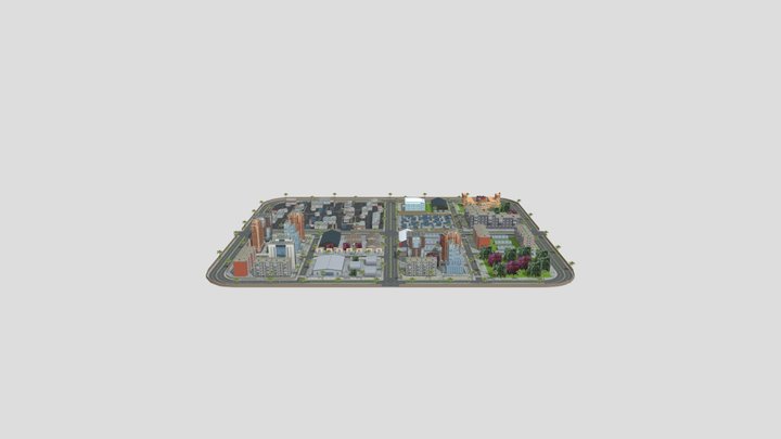 Modern City Series 1 3D Model