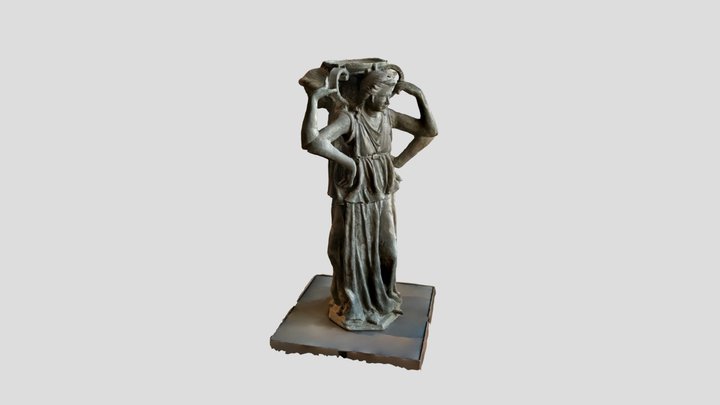 le tre grazie perugia fontana 3D Model
