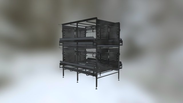 Клетка для родительского поголовья 3D Model