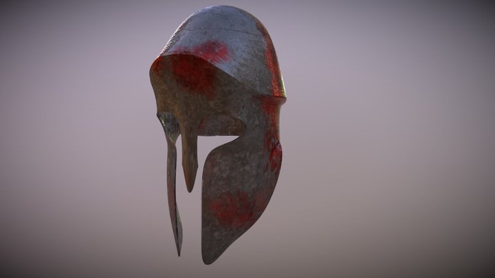 Spartan Helmet 3D Model